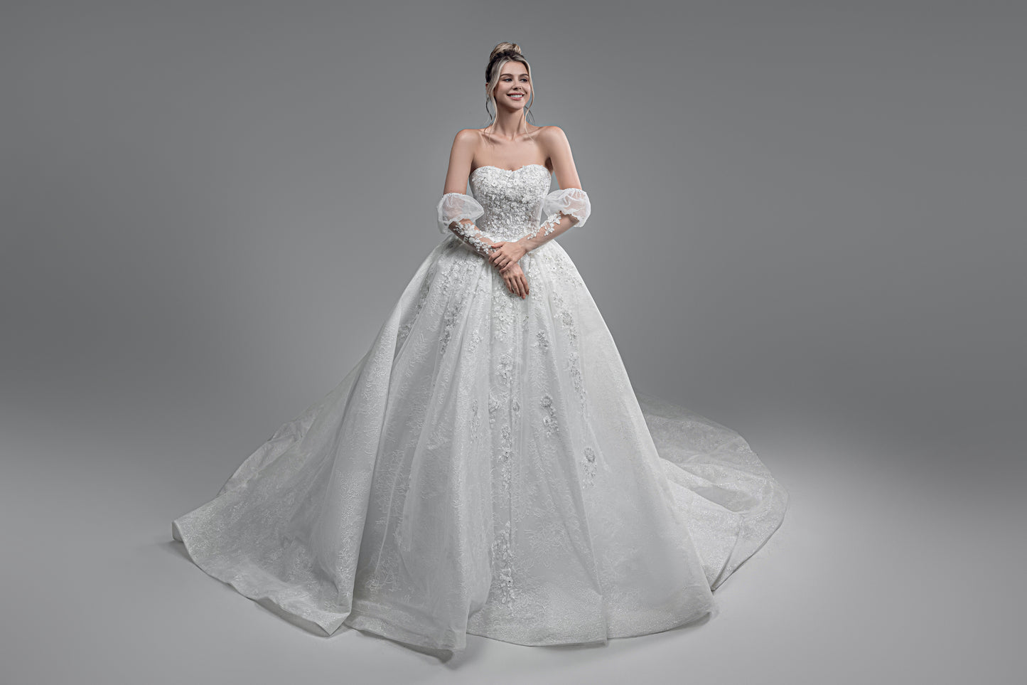 bridal acessories - bridal sleeves - bridal gloves - wedding gloves - puffy gloves