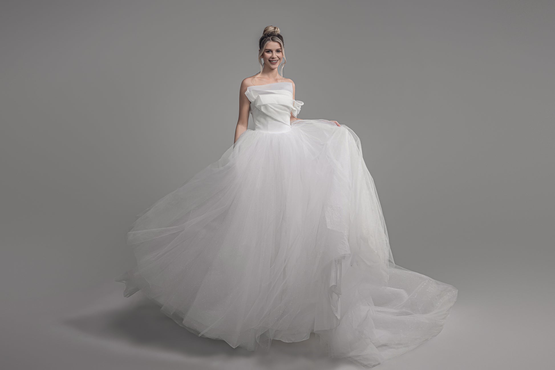designer wedding dress - couture - couture bridal - couture wedding dress - fun wedding dress - wedding dress for young bride - editorial wedding dress - bride 