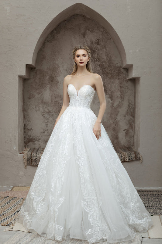 ballgown wedding dress - princess wedding dress - handmade wedding dress - designer wedding dress - couture wedding dress - wedding dress with beadworks